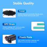 Catch Supplies 138A Black Toner Cartridge with Chip Compatible Replacement for HP 138A W1380A 138X W1380X for HP Laserjet Pro 3001dw 3001fdw MFP 3101fdw Printer Ink (2 Pack)