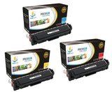 Catch Supplies Replacement HP CF411X, CF412X, CF413X High Yield Toner Cartridges Laser Printer Toner Cartridges - Three Pack