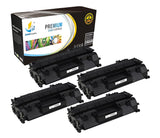 Catch Supplies Replacement HP CF280X Jumbo Yield Black Toner Cartridge Laser Printer Toner Cartridges - Four Pack