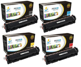 Catch Supplies Replacement HP CF410A, CF411A, CF412A, CF413A Standard Yield Laser Printer Toner Cartridges - Four Pack