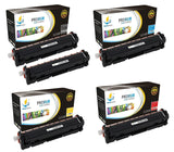 Catch Supplies Replacement HP CF410A, CF411A, CF412A, CF413A Standard Yield Laser Printer Toner Cartridges - Five Pack