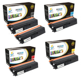 Catch Supplies Replacement Brother TN433K, TN433C, TN433M, TN433Y Standard Yield Laser Printer Toner Cartridges - Five Pack