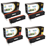 Catch Supplies Replacement HP CF400X,CF401X,CF402X,CF403X High Yield Toner Cartridges Laser Printer Toner Cartridges - Five Pack