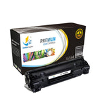 Catch Supplies Replacement HP CF283A Standard Yield Laser Printer Toner Cartridges - Four Pack