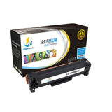 Catch Supplies Replacement HP CF380A,CF381A,CF382A,CF383A Standard Yield Laser Printer Toner Cartridges - Four Pack