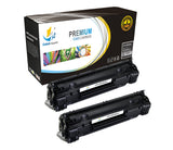 Catch Supplies Replacement HP CF283A Jumbo Yield Black Toner Cartridge Laser Printer Toner Cartridges - Two Pack