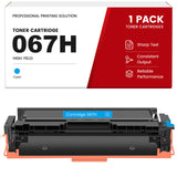 Compatible Canon 067H Cyan High Yield Toner Cartridge With Chip, For Color imageCLASS LBP632Cdw LBP633Cdw MF653Cdw MF654Cdw MF656Cdw Printers