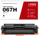 Compatible Canon 067H Black High Yield Toner Cartridge With Chip, For Color imageCLASS LBP632Cdw LBP633Cdw MF653Cdw MF654Cdw MF656Cdw Printers
