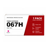 Compatible Canon 067H Magenta High Yield Toner Cartridge With Smart Chip, Toner Level Display, For Color imageCLASS LBP632Cdw LBP633Cdw MF653Cdw MF654Cdw MF656Cdw Printers