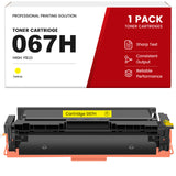 Compatible Canon 067H Yellow High Yield Toner Cartridge With Chip, For Color imageCLASS LBP632Cdw LBP633Cdw MF653Cdw MF654Cdw MF656Cdw Printers