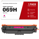 Compatible Canon 069H Magenta High Yield Toner Cartridge With Smart Chip, Toner Level Display, For Color imageCLASS LBP673Cdw LBP674Cdw MF753Cdw MF754Cdw Printers