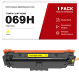 Compatible Canon 069H Yellow High Yield Toner Cartridge With Smart Chip, Toner Level Display, For Color imageCLASS LBP673Cdw LBP674Cdw MF753Cdw MF754Cdw Printers