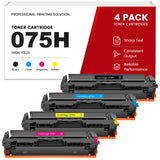 Compatible Canon 075H Toner Cartridges - Smart Chip with Toner level Display, High Yield