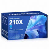 Firmware-Safe Compatible HP 210X Cyan Toner Cartridge W2101X, High Yield, with Upgraded Chip, for HP 4301fdw, 4201dn, 4201dw, 4301fdn