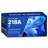 Compatible HP 218A Cyan Toner Cartridge W2181A, 1-Pack, for HP Color LaserJet Pro 3201dw and MFP 3301 Series