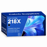 Compatible HP 218X Black High Yield Toner Cartridge W2180X, 1-Pack, for HP Color LaserJet Pro 3201dw and MFP 3301 Series