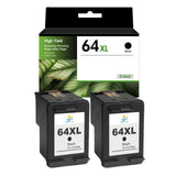 Compatible HP 64XL Black Ink Cartridge, High Yield, Replacement for HP ENVY Photo 7855 & 7155 Printers, 1-Pack, 2-Pack & 4-Pack