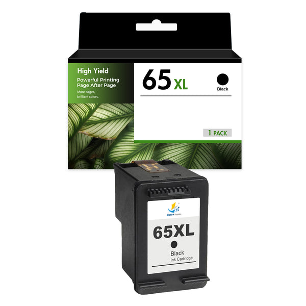 Compatible HP 65XL Black Ink Cartridge, High Yield, Replacement for HP ENVY 5055 & DeskJet 3755 Printers, 1-Pack, 2-Pack & 4-Pack