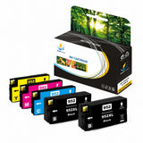 Firmware-Safe Compatible HP 952XL Ink Cartridges Combo Pack with Upgraded Chips, High Yield, 4-Pack / 5-Pack, for HP OfficeJet Pro 7740 and 8710 Printers
