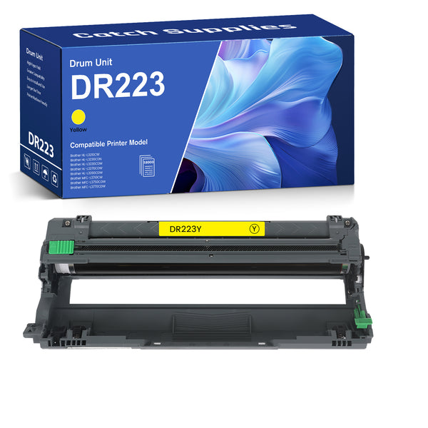 Compatible Brother DR223CL Yellow Drum Unit, for Brother HL-L3270CDW, HL-L3290CDW, MFC-L3710CW, MFC-L3770CDW
