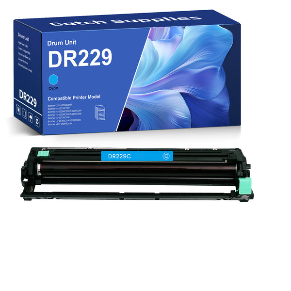 Compatible Brother DR229CL Cyan Drum Unit, for Brother DCP-L3560CDW, HL-L3300CDW, MFC-L3765CDW, MFC-L3780CDW