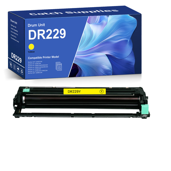 Compatible Brother DR229CL Yellow Drum Unit, for Brother HL-L3280CDW, HL-L8245CDW, MFC-L3765CDW, MFC-L3780CDW