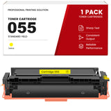 Compatible Canon 055 Yellow Toner Cartridge, Standard Yield, with Smart Chip, for Canon Color imageCLASS MF741Cdw, MF743Cdw, MF745Cdw, MF746Cdw, LBP664Cdw