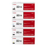 Canon 067 067H Toner Cartridge Set - Works with imageCLASS MF656Cdw & MF654Cdw, Black Cyan Magenta Yellow, Standard & High Yield, 4/5-Pack