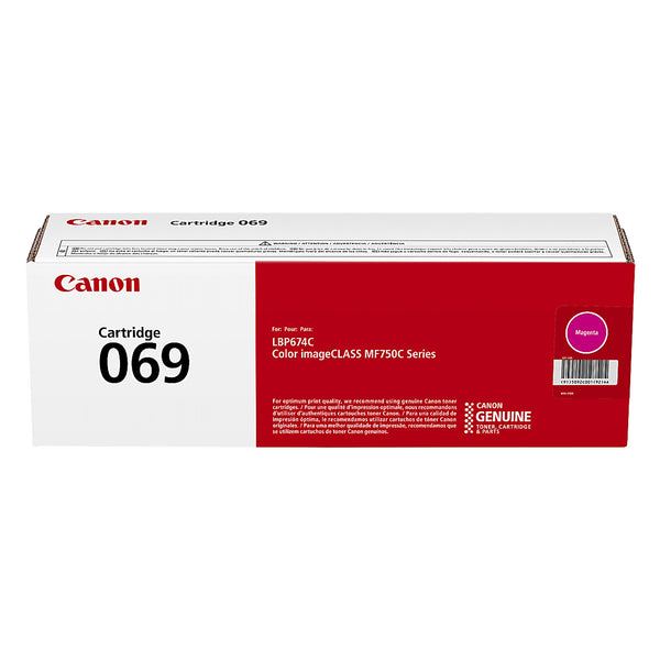 Canon 069 Magenta Toner Cartridge - Works with Canon MF753Cdw, MF751Cdw & LBP674Cdw, Standard Yield, 1-Pack