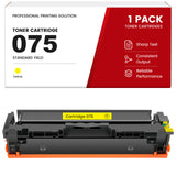 Compatible Canon 075 Yellow Toner Cartridge, Standard Yield