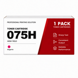 Compatible Canon 075H Magenta Toner Cartridge - Smart Chip with Toner level Display, Standard Yield