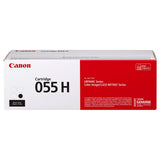 Canon 055 055H Black Toner Cartridge - Works with Canon LBP664Cdw, MF741Cdw & MF743Cdw, Standard & High Yield, 1/2-Pack