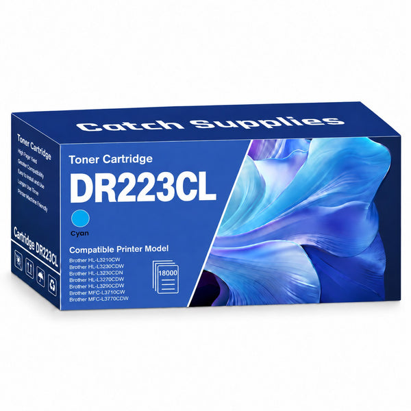 Compatible Brother DR223CL Cyan Drum Unit, for Brother HL-L3270CDW, HL-L3290CDW, MFC-L3710CW, MFC-L3770CDW