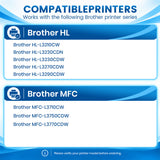 Compatible Brother DR223CL Drum Unit Set, 4-Pack, for Brother HL-L3270CDW, HL-L3290CDW, MFC-L3710CW, MFC-L3770CDW