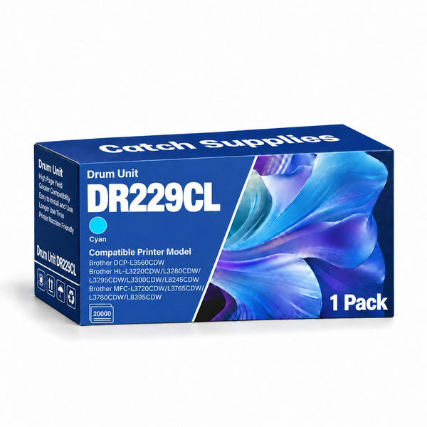 Compatible Brother DR229CL Cyan Drum Unit, for Brother DCP-L3560CDW, HL-L3300CDW, MFC-L3765CDW, MFC-L3780CDW