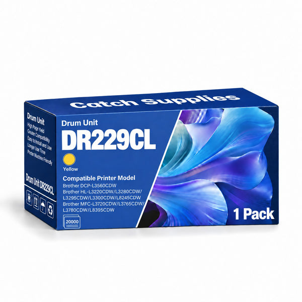 Compatible Brother DR229CL Yellow Drum Unit, for Brother HL-L3280CDW, HL-L8245CDW, MFC-L3765CDW, MFC-L3780CDW