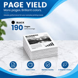 Compatible HP 63 Black Ink Cartridge, Standard Yield, Replacement for HP OfficeJet 3830, 4650 & ENVY 4520 Printers, 1-Pack