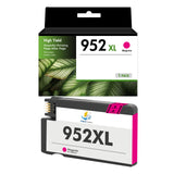 Firmware-Safe Compatible HP 952XL Color Ink Cartridges with Upgraded Chips, High Yield, 3-Pack / 1-Pack, for HP OfficeJet Pro 7740 and 8710 Printers