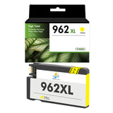 Compatible HP 962XL Color Ink Cartridges with Smart Chips, High Yield, 3-Pack / 1-Pack, for HP OfficeJet Pro 9015e and 9025e Printers
