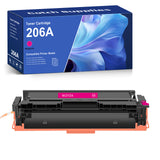 Compatible HP 206A Magenta Toner Cartridge W2113A, Standard Yield, with Chip, for HP M255dw, M282nw, M283cdw, M283fdw