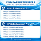 Compatible HP 210X Black Toner Cartridge W2100X, High Yield, with Chip, for HP 4201dn, 4201dw, 4301fdn, 4301fdw