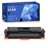 Compatible HP 414A Black Toner Cartridge W2020A, Standard Yield, with Chip, for HP M454dn, M454dw, M479fdw, M480f