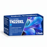 Compatible Brother TN229XL Cyan Toner Cartridge TN229XLC, High Yield, with Chip, for Brother DCP-L3560CDW, HL-L3300CDW, MFC-L3765CDW, MFC-L3780CDW