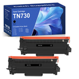 Compatible Brother TN730 Black Toner for MFC-L2710DW, 1 Pack