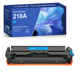Compatible HP 218A Cyan Toner Cartridge W2181A, 1-Pack, for HP Color LaserJet Pro 3201dw and MFP 3301 Series