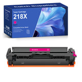 Compatible HP 218X Magenta High Yield Toner Cartridge W2183X, 1-Pack, for HP Color LaserJet Pro 3201dw and MFP 3301 Series