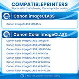 Canon 054 054H Toner Cartridge Set - Works with imageCLASS MF644Cdw, MF642Cdw & LBP622Cdw, Black Cyan Magenta Yellow, Standard & High Yield, 4/5-Pack