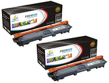 Catch Supplies Replacement Brother TN-221BK Standard Yield Laser Printer Toner Cartridges - Two Pack