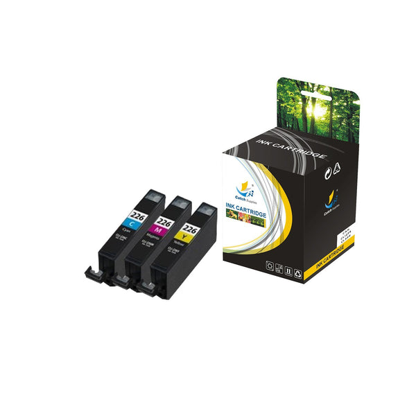 CATCH SUPPLIES REPLACEMENT CLI226C CLI226M CLI226Y INK CARTRIDGE 3 PACK SET