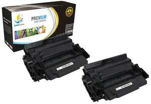 Catch Supplies Replacement HP CF287X High Yield Black Toner Cartridge Laser Printer Toner Cartridges - Two Pack